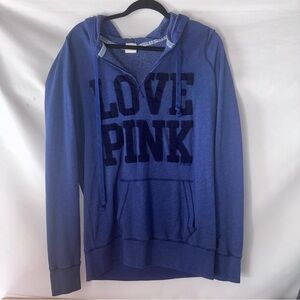 Victoria’s Secret PINK pullover hoodie blue